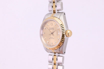Tudor Lady Ref. 92413 champagnerfarbenes Goldzifferblatt
