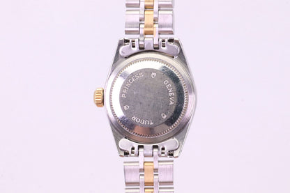 Tudor Lady Ref. 92413 champagnerfarbenes Goldzifferblatt