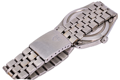 Tudor Prince Day-Date Ref. 76213 Zifferblatt Weißes Leinen mit Diamanten