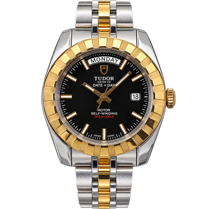 Tudor Classic Day-Date Ref. 23013 Schwarzes Zifferblatt