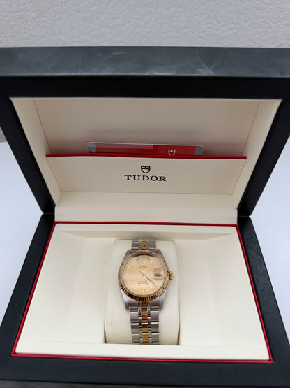 Tudor Prince Day-Date Ref. 76213 Gold Diamonds Dial