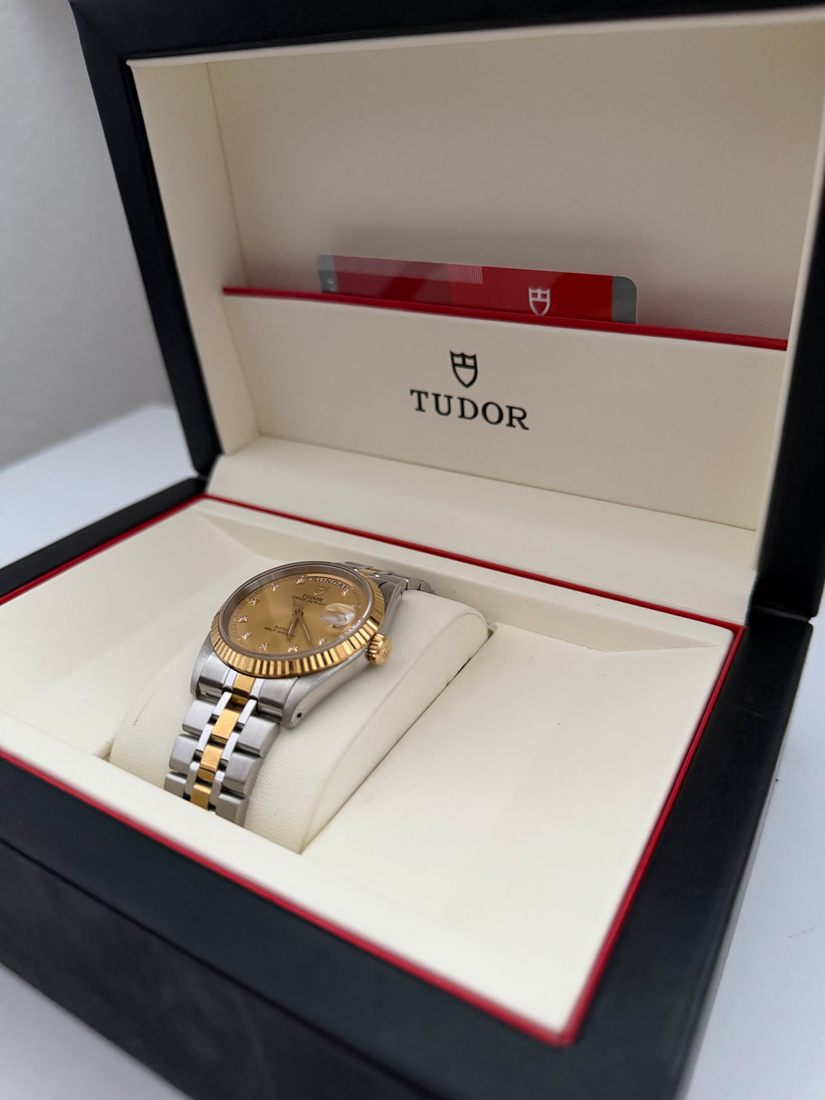Tudor Prince Day-Date Ref. 76213 Gold Diamonds Dial