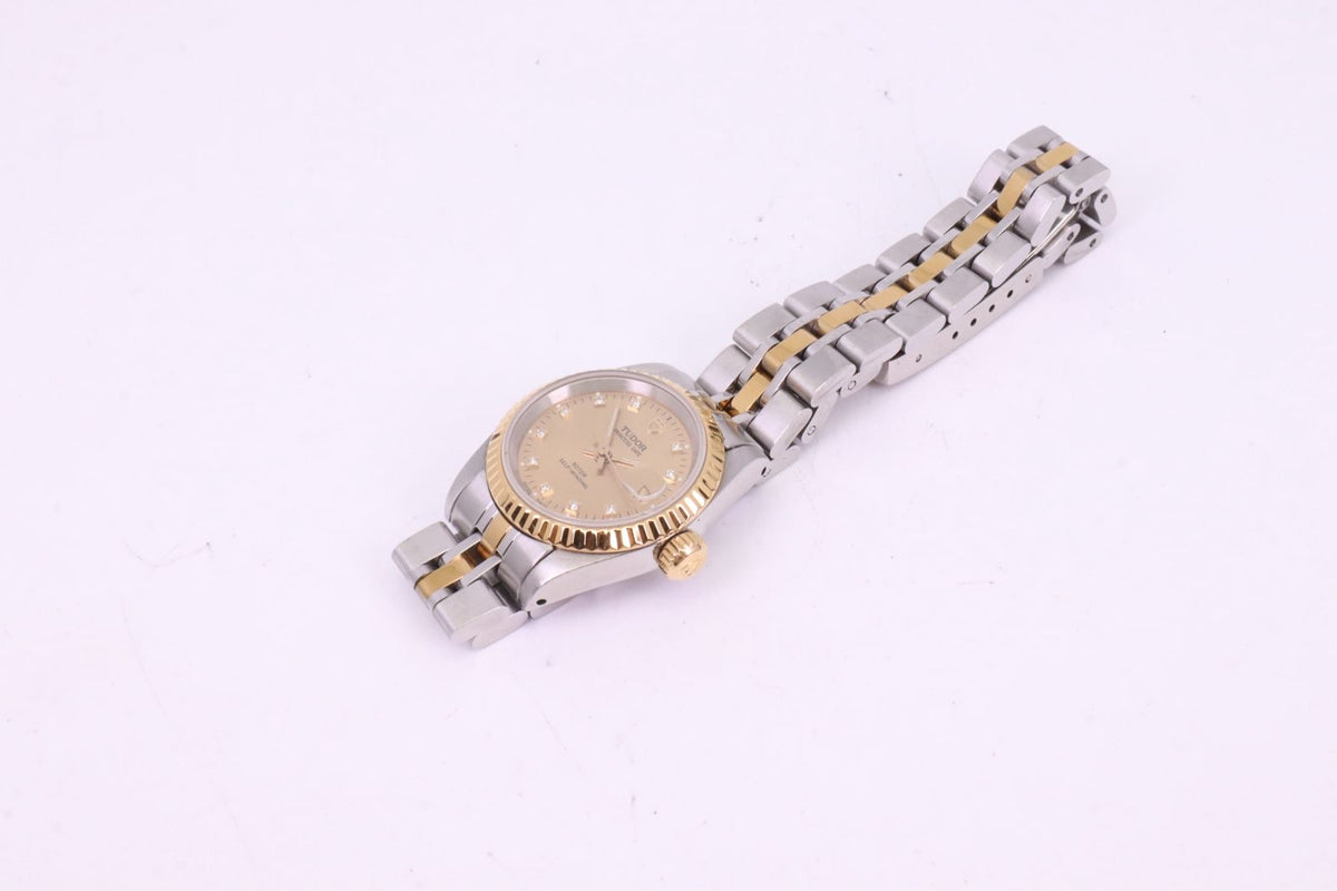 Tudor Lady Ref. 92413 champagnerfarbenes Goldzifferblatt